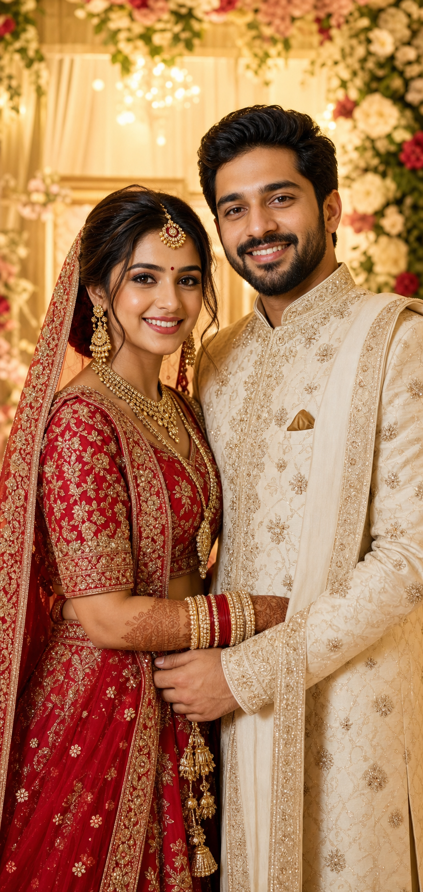 Groom and bride photo